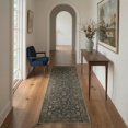 thumbnail image 4 of GENIMO 8'x10' Persian Rug for Living Room, Large Machine Washable Non Slip Low Pile Area Rug for Bedroom Dining Room, Dusty Teal, 4 of 7