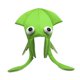 thumbnail image 3 of Sombrero de calamar Strade Fareast Limited divertido para juegos de rol vacaciones verde, 3 of 8