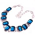 thumbnail image 2 of Iolite Vintage Style Gemstone Handmade Ethnic Gifted Necklace Jewelry 18" SA 797, 2 of 2