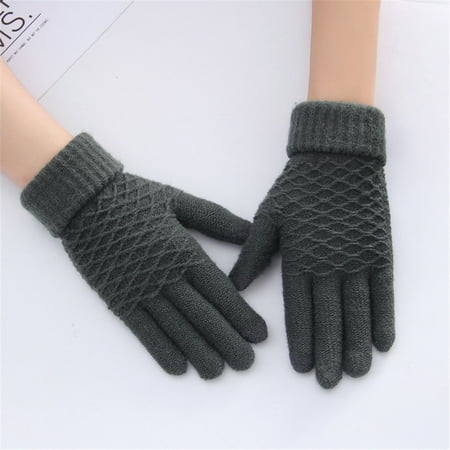 

Wiueurtly Gloves to Wash Medium Gloves Knit Outdoor Velvet Gloves Winter Warm Gloves Women s Gloves for Automotive Work Gloves Disposable Kitchen Gloves for Meat Handling