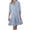 Sky Blue, variant on WTOBBY Women's Casual Long Sleeve Striped Print Lapel Shirt Dress with Button Details for Fashion Parties Everyday Wear and Office Outfits Stylish Comfortable Dress,Light Purple M