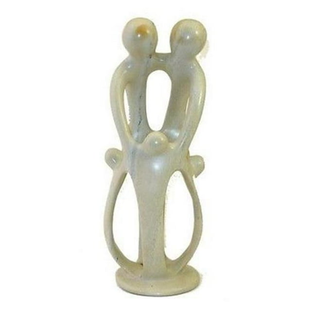 Smolart Sculpture Familiale Naturelle en Savons 2 Parents & 3 Enfants, 10 Po.