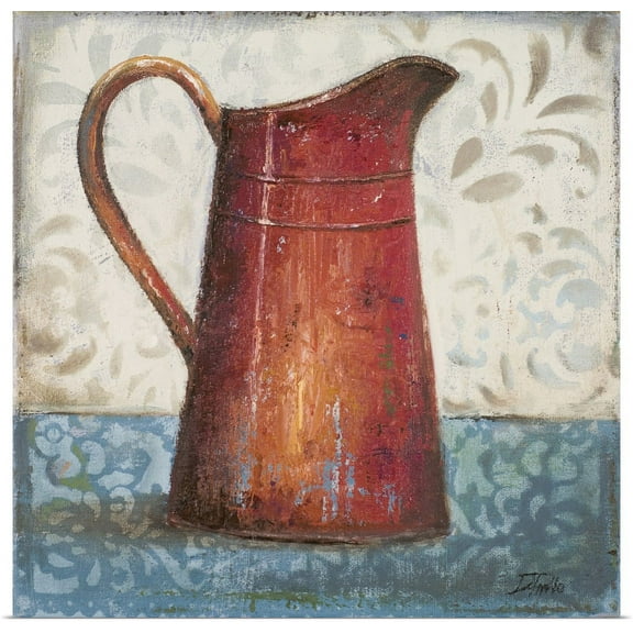 Great BIG Canvas | "Red Pots II" Art Print - 20x20