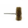thumbnail image 2 of BLUESON 90Mm Copper Plated Wire Wheel Brush 6.0Mm Shank For Mini Drill Rotary Tools, 2 of 6