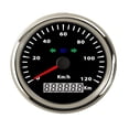 thumbnail image 2 of 200 Km/h 120Km/h Speedometer Gau 85mm Car Boat Motorcycle Speedometer Odometer With Turning Light, 2 of 7