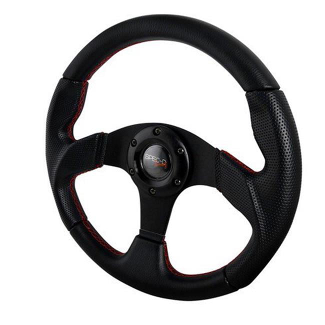 Black Shammy Simoni Racing DEF Defender Universal Steering Wheel Diameter 380 mm 