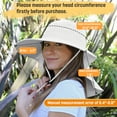 thumbnail image 6 of Solaris Sun Hats for Women, Wide Brim Summer Beach Hat with Neck Flap, UPF 50+ Fishing Hat for Hiking, White, 6 of 8
