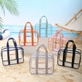 thumbnail image 4 of Travel Toiletry Bag Water Resistant Makeup Bag Cosmetic Bag Dry and Wet Separation Beach Bag Makeup Storage Bag, 4 of 8