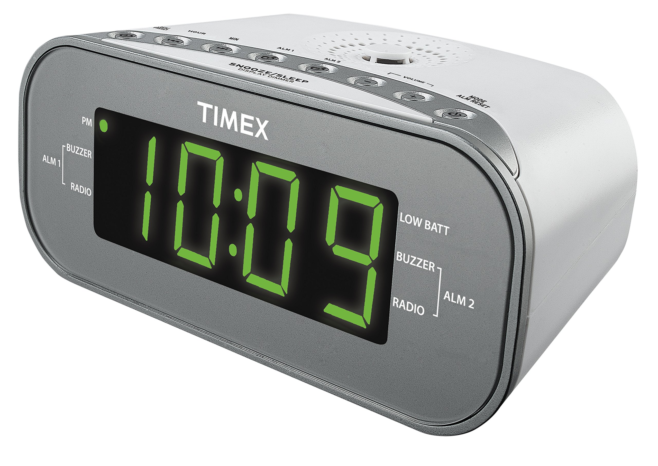 timex-dual-alarm-clock-am-fm-radio-white-walmart-walmart