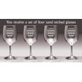 thumbnail image 2 of Curtiss Irish Coat of Arms Wine Glasses - Set of 4 (Sand Etched), 2 of 2