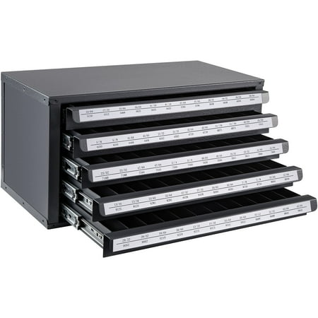 

BENTISM Five-Drawer Drill Bit Dispenser Cabinet 1/2 Reduced Shank 33/64 -63/64
