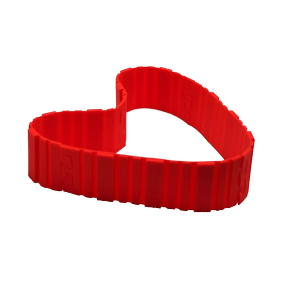 Zehuanyu Adjustable Silicone Square Molds for Chocolate Cake Decorating Baking Tools Red Color