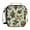 Pine Boughs and Holly Pattern, variant on Insulated Square Lunch Bag with Side Mesh Pocket Fashion Lunch Box Reusable Lunch Tote 10.5" x9.5" x3.5" Reindeer with Scarf Pattern