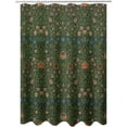thumbnail image 4 of Victorian William Morris Original Design Vintage Shower Curtain Furniture Bathroom Fabric Decorations Washable Shower Curtain with Hooks, 4 of 8