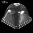 thumbnail image 3 of Unique Bargains 10cm x 10cm Garden Cloche Dome Square Plastic Humidity Plant Protector Cover Clear 10 Pack, 3 of 5