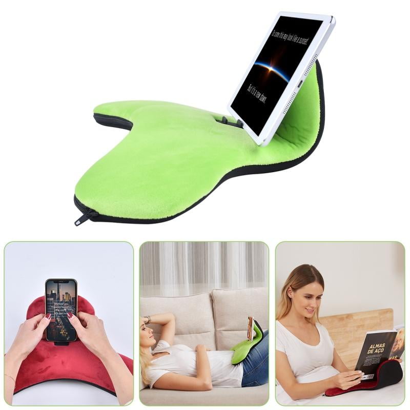 IPad Holder, MultiAngle Soft Pillow Lap Stand For Universal Phone
