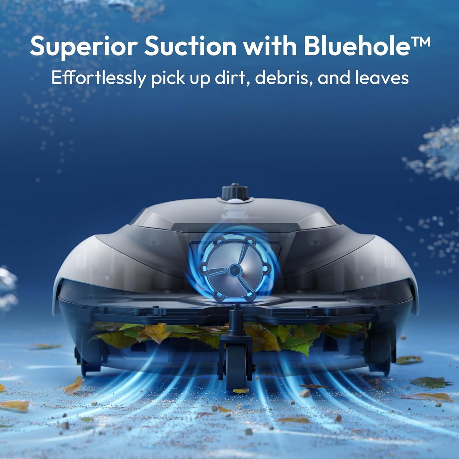 Bubot 320P Cordless Robotic Pool Vacuum, Hydro Dynamic Design with DirtLock 2.0 & Superior Suction, Auto-Parking, High Efficiency for Above-Ground Pools