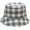 5, variant on Bucket Hats for Women Street Casual Double-Sided Bucket Hat Lattice Fashion Leisure Men Sun Protection Fisherman Hat