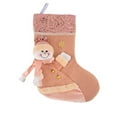thumbnail image 2 of Adornos para árboles de Navidad Bolsa de regalo con adornos de calcetines de Navidad de lentejuelas rosas Wmkox8yii  fhajkh1723, 2 of 2