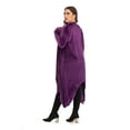 thumbnail image 2 of FANNYC Plus Size Women Long Cardigan Sweater Long Sleeve Open Front Draped Lightweight Cardigan Knitted Coat Tops Irregular Hem Casual Outerwear Jacket,XL-5XL, 2 of 7