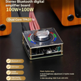 thumbnail image 3 of Module Amplificateur Stéréo 100W+100W Amplificateur de Puissance Audio Numérique, 3 of 7