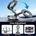 thumbnail image 3 of Strong Magnetic Car Phone Holder Mount Vacuum Adsorption Manual Suction Cup 360 Rotating Folding Phone Holder for Smartphones Wall Lazy Phone Bracket, 3 of 5