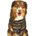 thumbnail image 6 of Naloa Yellow Excavator Dog Bandanas 1PC Washable Triangle Dog Scarfs Premium Durable Fabric, for Small Medium Large Dogs and Cats, 6 of 6