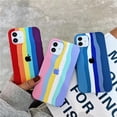 thumbnail image 2 of Funda Protectora De Rayas Arco Iris Creativa Para IPhone 11 12 13 14 Pro Max Plus X Xs Xr 7 8 A Prueba De Golpes, 2 of 4