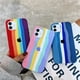 thumbnail image 2 of Funda Protectora De Rayas Arco Iris Creativa Para IPhone 11 12 13 14 Pro Max Plus X Xs Xr 7 8 A Prueba De Golpes, 2 of 4