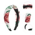 thumbnail image 3 of Unique Bargains 1 Pc Fashion Impatiens Pattern Headbands for Women White, 3 of 6