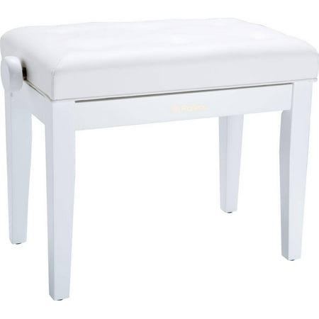 Roland RPB-300WH Piano Bench with Cushioned Seat, Satin White