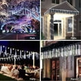 thumbnail image 2 of Deago Christmas Lights Outdoor, Meteor Shower Lights 20 inch 8 Tube 288 LED Snow Falling Icicle Cascading Lights for Xmas Tree Halloween Decoration Wedding Party, Cool White, 2 of 8