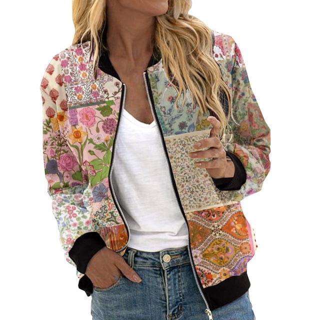 T-Shirt à Manches Courtes pour Femmes Liquidation Veste Mélangée pour Femmes Automne Mode Loisirs Carrée Fine Veste à Poches Blouse Manteau Haut de Baseball
