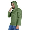thumbnail image 4 of Atasi Solid Mens Hooded Kurta Full Sleeve Cotton Tshirt Regular Fit Ethnic Wear, 4 of 7