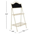 thumbnail image 6 of SAFAVIEH Natum 2 Tier Outdoor Patio Plant Stand, Pearl White, 6 of 7