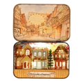 thumbnail image 2 of Wooden DIY Miniature Dollhouse Town Model Kit - Assembled Box House, Perfect Birthday Gift, 2 of 5