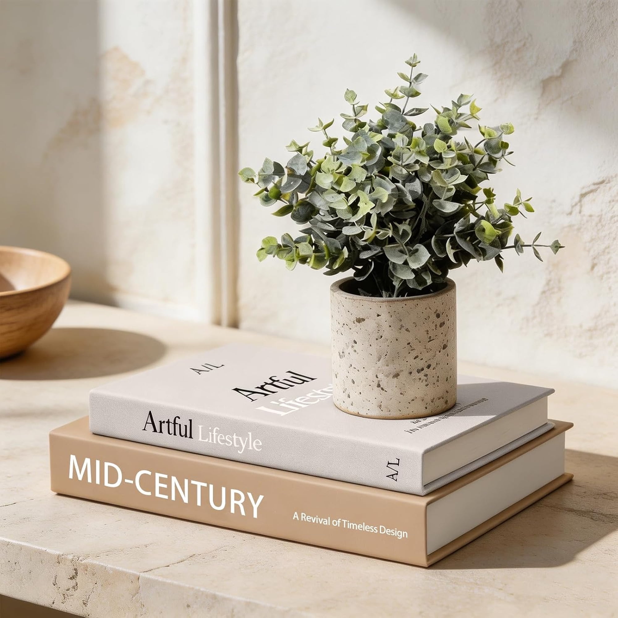 DESIGNICE Decorative Books Boxes for Coffee Table,Faux Books Storage for Home Decor,Books Box Decor for Decoration,Aesthetic Books for Coffee Table,Modern Home Decor and Keepsakes(Style B)