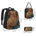 thumbnail image 2 of Balery Vintage Butterfly Green Mochila escolar 3 en 1 para niños: mochila resistente con lonchera térmica y estuche para lápices. Mochila escolar para niños y niñas., 2 of 7