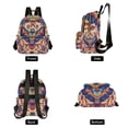 thumbnail image 4 of FORMRS Mini Backpack Purse for Women Quilted Travel Daypack Casual Shoulder Bag, Colorful Abstract Eagle, 4 of 7