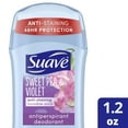 thumbnail image 2 of Suave Invisible Solid Antiperspirant Deodorant, Sweet Pea and Violet, Unisex, 1.2 oz, 2 of 11