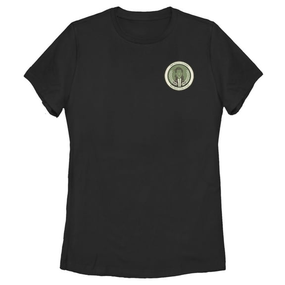 Women's Marvel What Makes a Loki Badge  Graphic Tee Black Small
