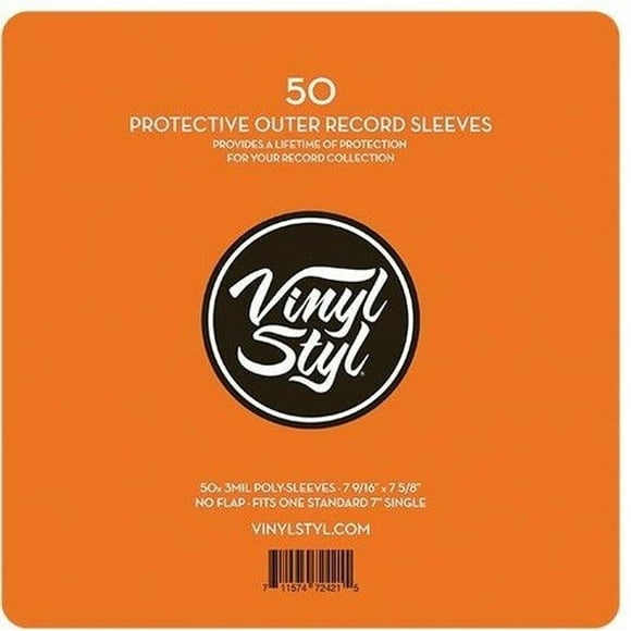 Vinyl Styl 19cm X 19cm Poly Sleeve 50CT