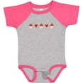 thumbnail image 3 of Inktastic Sock Monkey Heart Border Boys or Girls Baby Bodysuit, 3 of 5