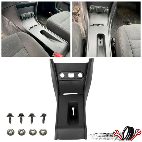 For 2011-2020 Dodge Charger Police Black Center Console Plastic Upholstered Trim