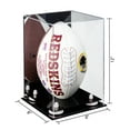 thumbnail image 2 of Deluxe Acrylic Football Display Case with Mirror and White Risers (A060-WR), 2 of 2