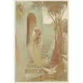 thumbnail image 3 of Guillaume Dubufe 13x18 Black Modern Framed Museum Art Print Titled - The Child (1899), 3 of 5