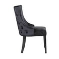 thumbnail image 2 of Stonefort Chair (wood legs) in Black SET OF 2, 2 of 6