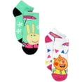 thumbnail image 6 of Peppa Pig Girls Socks, 6 Pack Quarter Socks Set (Little Girls & Big Girls), 6 of 7