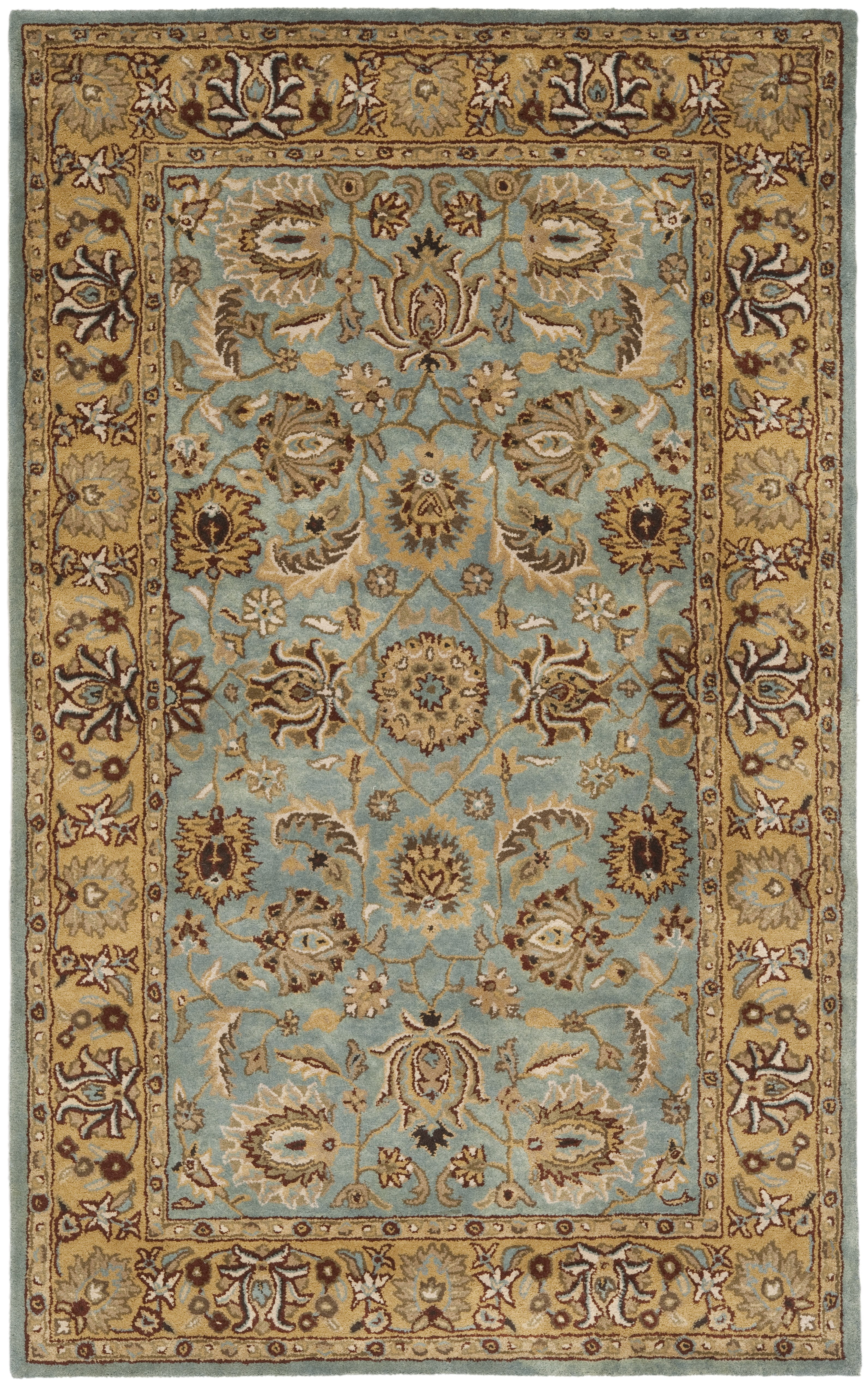 Safavieh Heritage Dexter Oriental Wool Area Rug, Blue/Gold, 4' x 6'