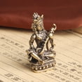 thumbnail image 2 of Estatua de latón envejecido de Miao Yin Tian Nu de 26 mm con llavero, 2 of 3